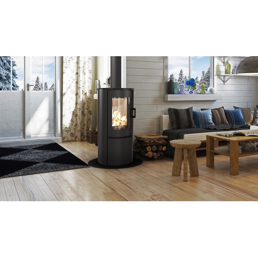 Kratki - Čelični kamin 8kW 150mm