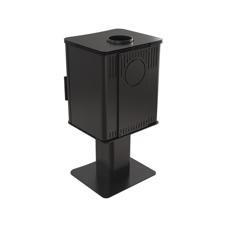 Kratki - Čelični kamin na drva 7kW 150mm