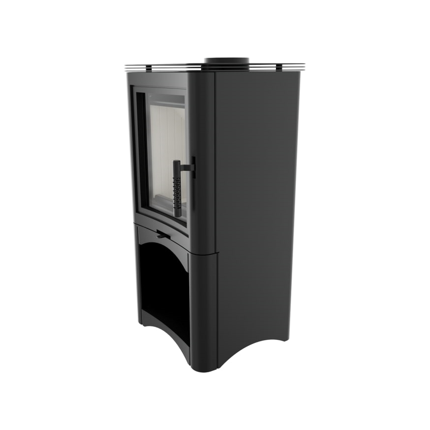 Kratki - Čelični kamin na drva 7kW 150mm