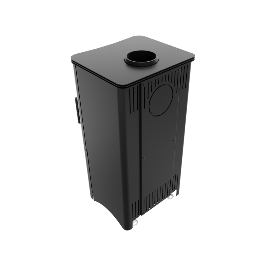 Kratki - Čelični kamin na drva 7kW 150mm