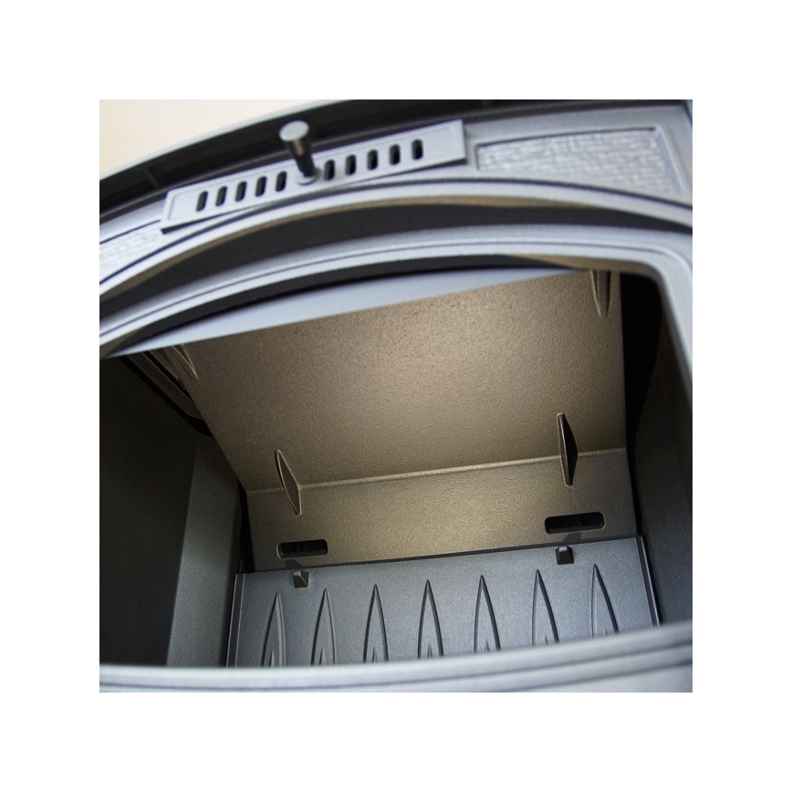 Kratki - Lijevana željezna kaminska peć 8kW 130mm