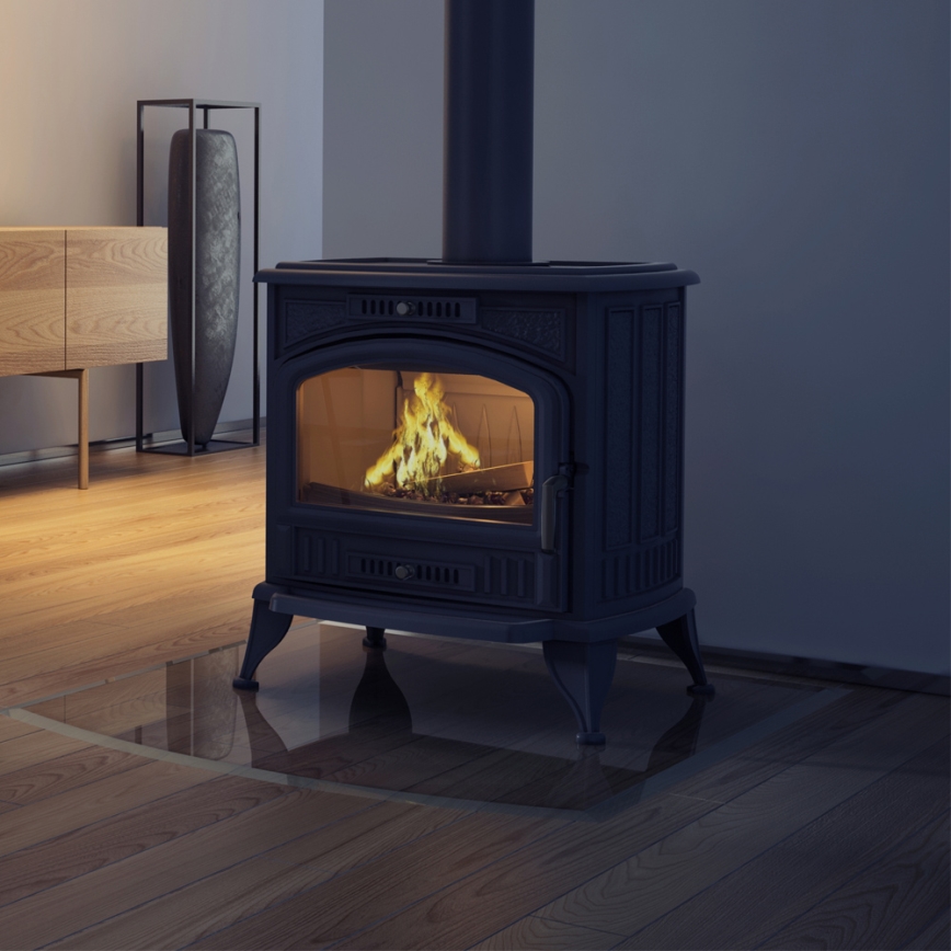 Kratki - Kamin od lijevanog željeza 8kW 150mm