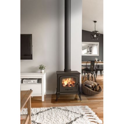 Kratki - Lijevana željezna kaminska peć 5kW 130mm
