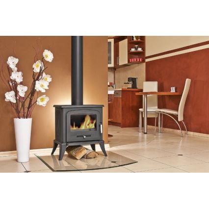 Kratki - Lijevana željezna kaminska peć 5kW 130mm