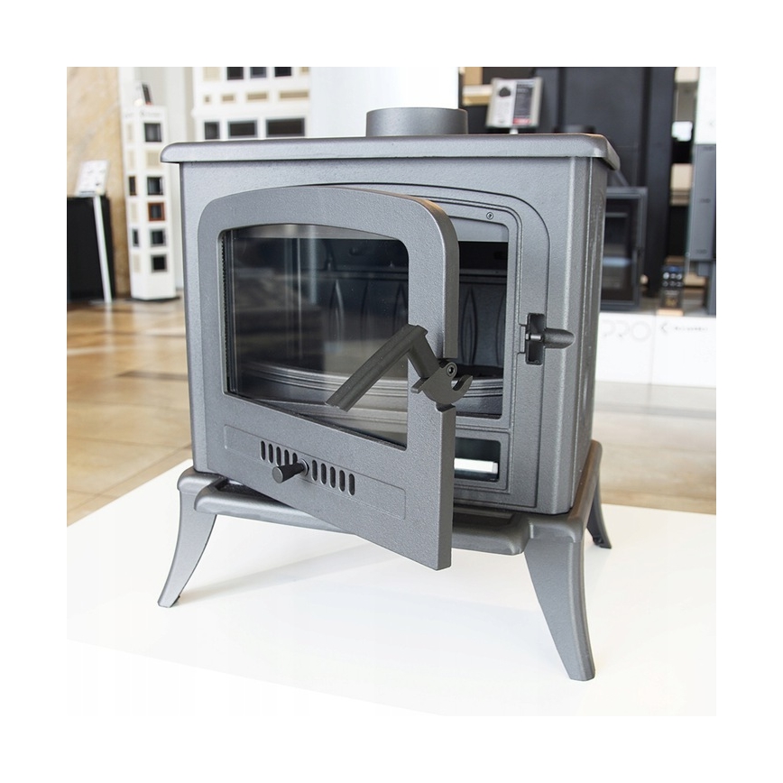 Kratki - Lijevana željezna kaminska peć 5kW 130mm
