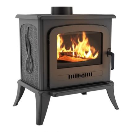 Kratki - Lijevana željezna kaminska peć 5kW 130mm