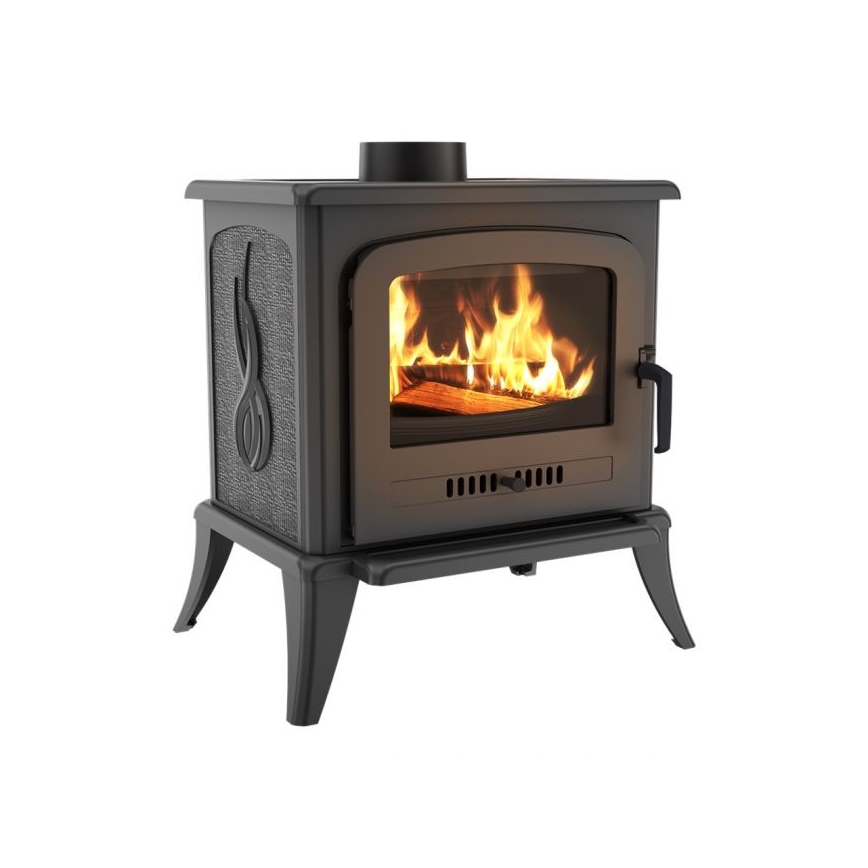 Kratki - Lijevana željezna kaminska peć 5kW 130mm