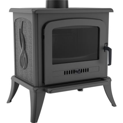 Kratki - Lijevana željezna kaminska peć 5kW 130mm