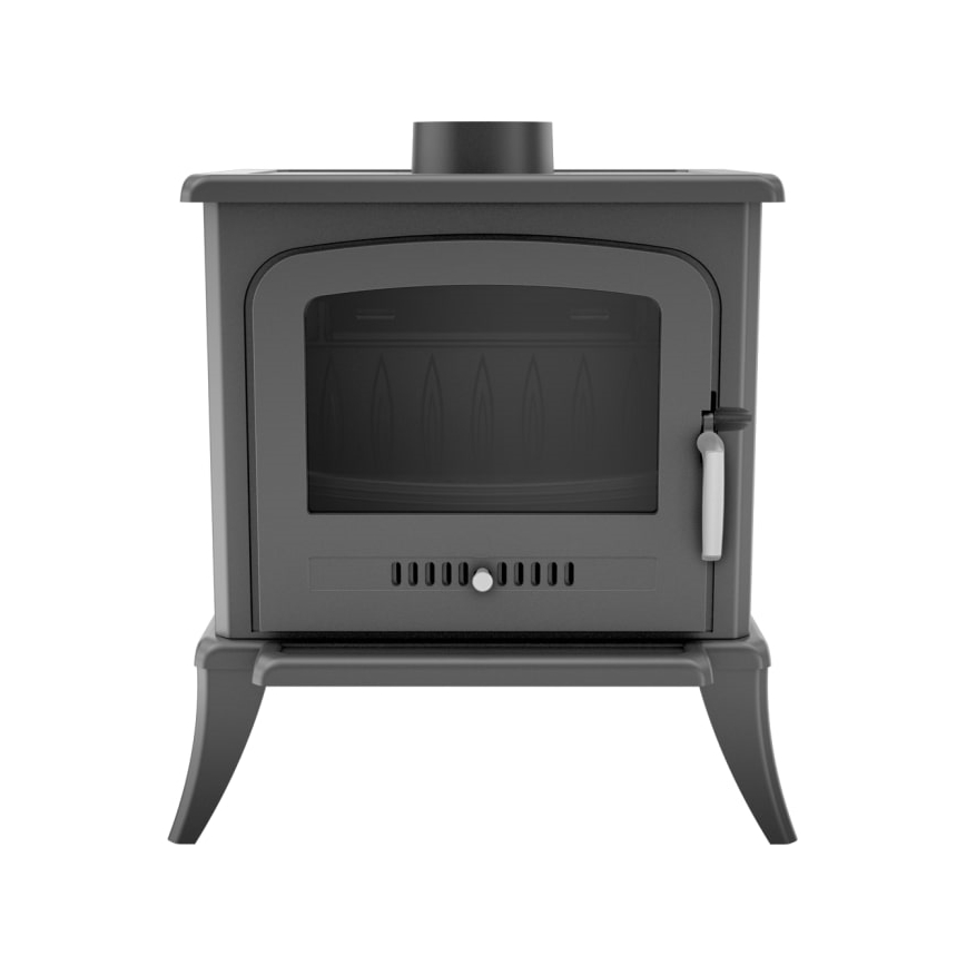 Kratki - Lijevana željezna kaminska peć 5kW 130mm