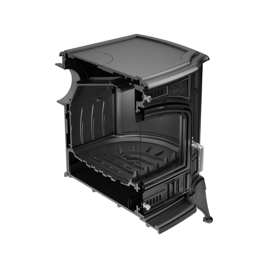 Kratki - Kamin od lijevanog željeza 10kW 130mm