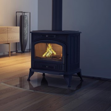 Kratki - Lijevana željezna kaminska peć 8kW 130mm