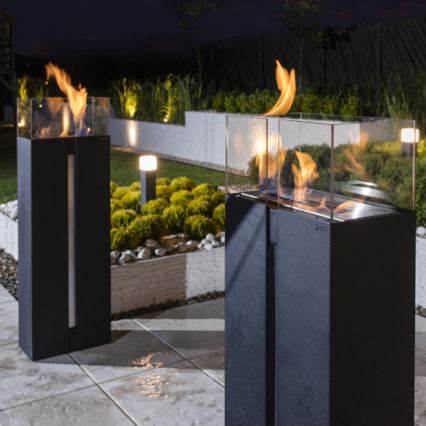 Kratki - BIO kamin 113,6x35,9 cm 2kW crni