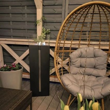 Kratki - BIO kamin 113,6x35,9 cm 2kW crni
