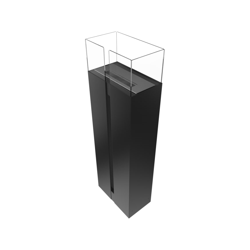 Kratki - BIO kamin 113,6x35,9 cm 2kW crni