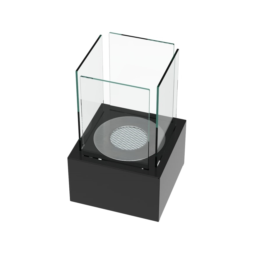 Kratki - BIO kamin 35,3x25 cm 1kW crna