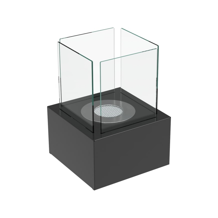 Kratki - BIO kamin 35,3x25 cm 1kW crna