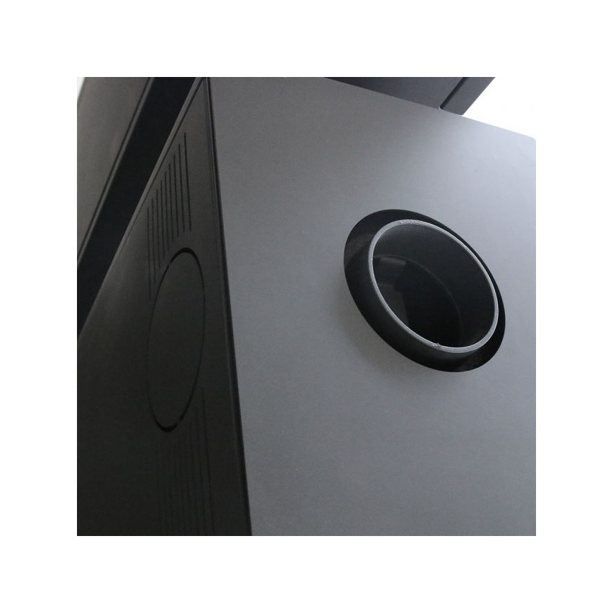 Kratki - Čelični kamin 8kW 150mm