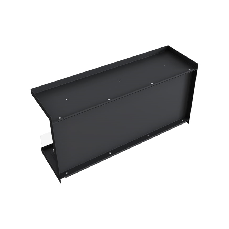 Kratki - Ugradbeni BIO kamin 50x100 cm 7kW crna