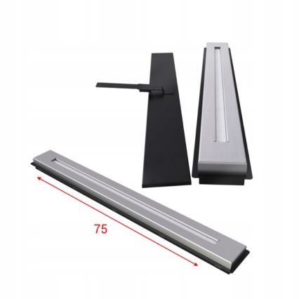 Kratki - Ugradbeni BIO kamin 50x100 cm 3,5kW crna