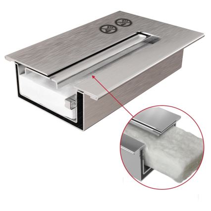 Kratki - Ugradbeni BIO kamin 50x100 cm 3,5kW crna