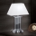 Kristalna stolna lampa VERONIQUE 1xE27/60W/230V bijela/prozirna