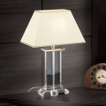Kristalna stolna lampa VERONIQUE 1xE27/60W/230V krem/prozirna