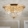 Kristalna stropna svjetiljka PLAFOND 6xE27/40W/230V pr. 47 cm zlatna