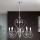 Kristalni luster na lancu ALESSIA 5xE14/40W/230V sjajni krom
