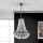 Kristalni luster na lancu ARILA 3xE27/60W/230V pr. 40 cm smeđa/patina