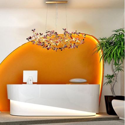 Kristalni luster na sajli 13xG9/40W/230V šarena