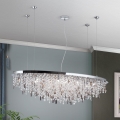 Kristalni luster na sajli CRYSTALRIVER 21xG9/40W/230V sjajni krom