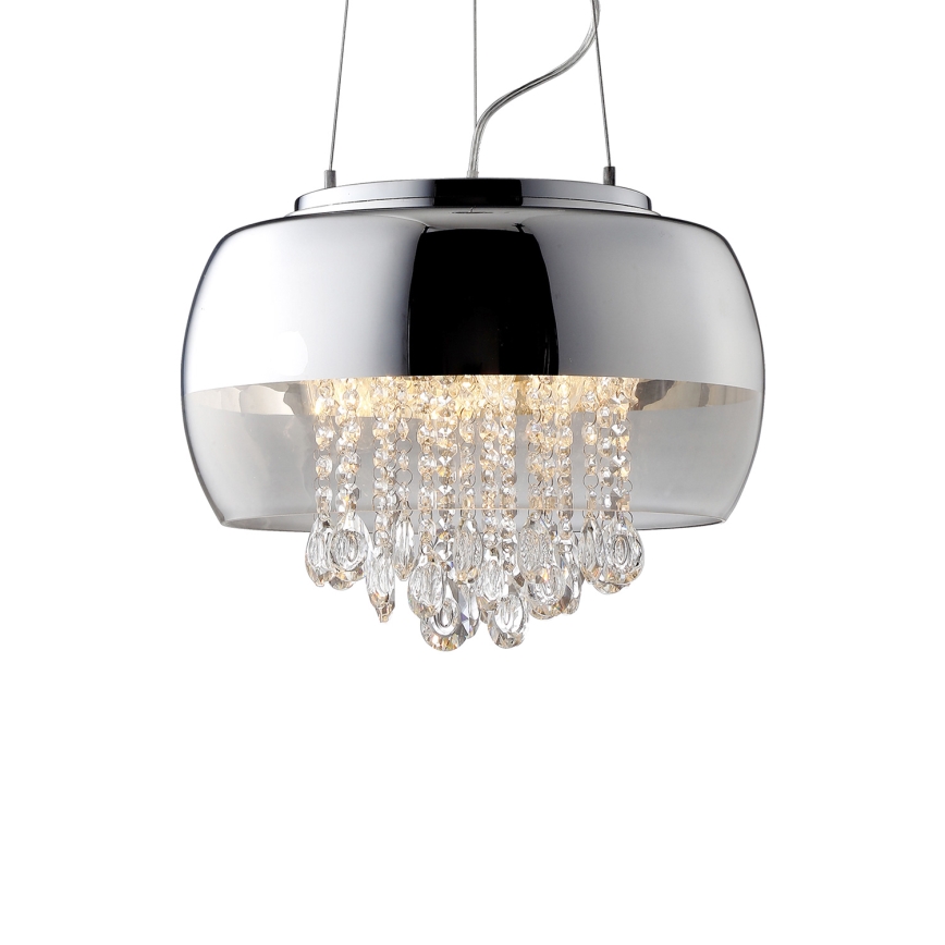 Kristalni luster na sajli LUNA 1xE14/40W/230V