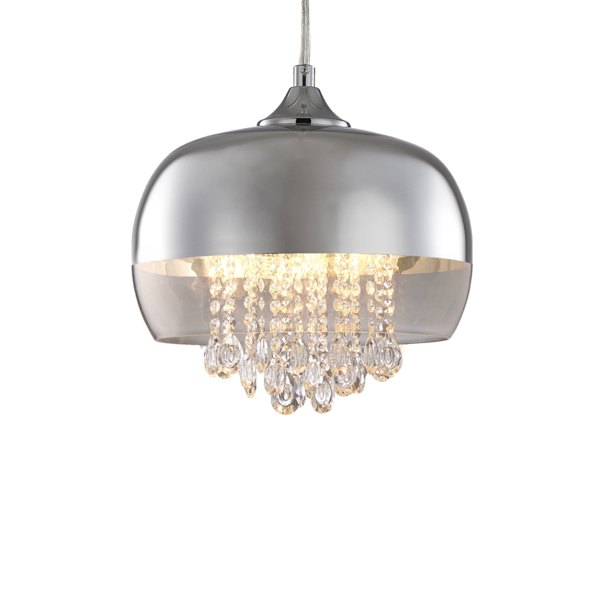 Kristalni luster na sajli LUNA 1xE14/40W/230V