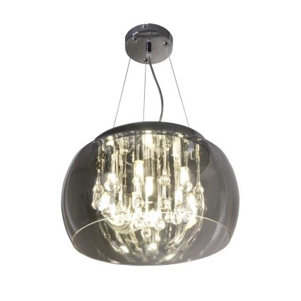 Kristalni luster na sajli ROMEO 6xG9/8W/230V
