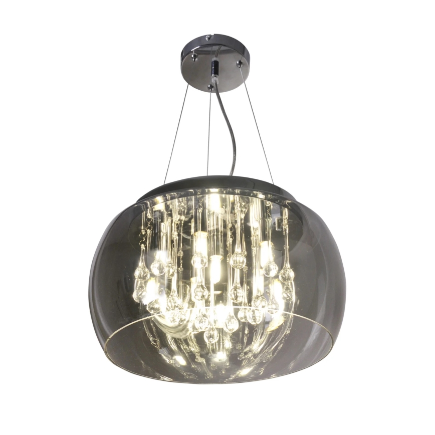 Kristalni luster na sajli ROMEO 6xG9/8W/230V