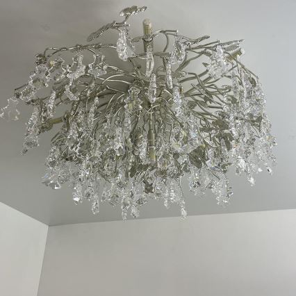 Kristalni nadgradni luster 12xG9/40W/230V sjajni krom