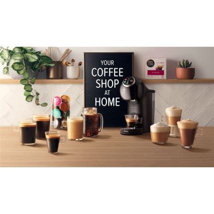 Krups - Aparat za kavu na kapsule NESCAFÉ DOLCE GUSTO GENIO S 1500W antracit