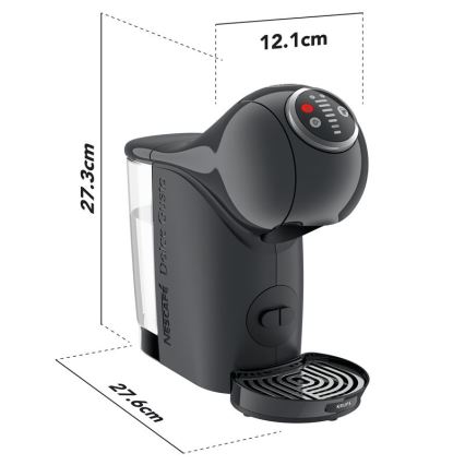 Krups - Aparat za kavu na kapsule NESCAFÉ DOLCE GUSTO GENIO S 1500W antracit