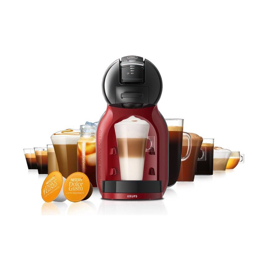 Krups - Aparat za kavu na kapsule NESCAFÉ DOLCE GUSTO MINI ME 1500W/230V crvena/crna