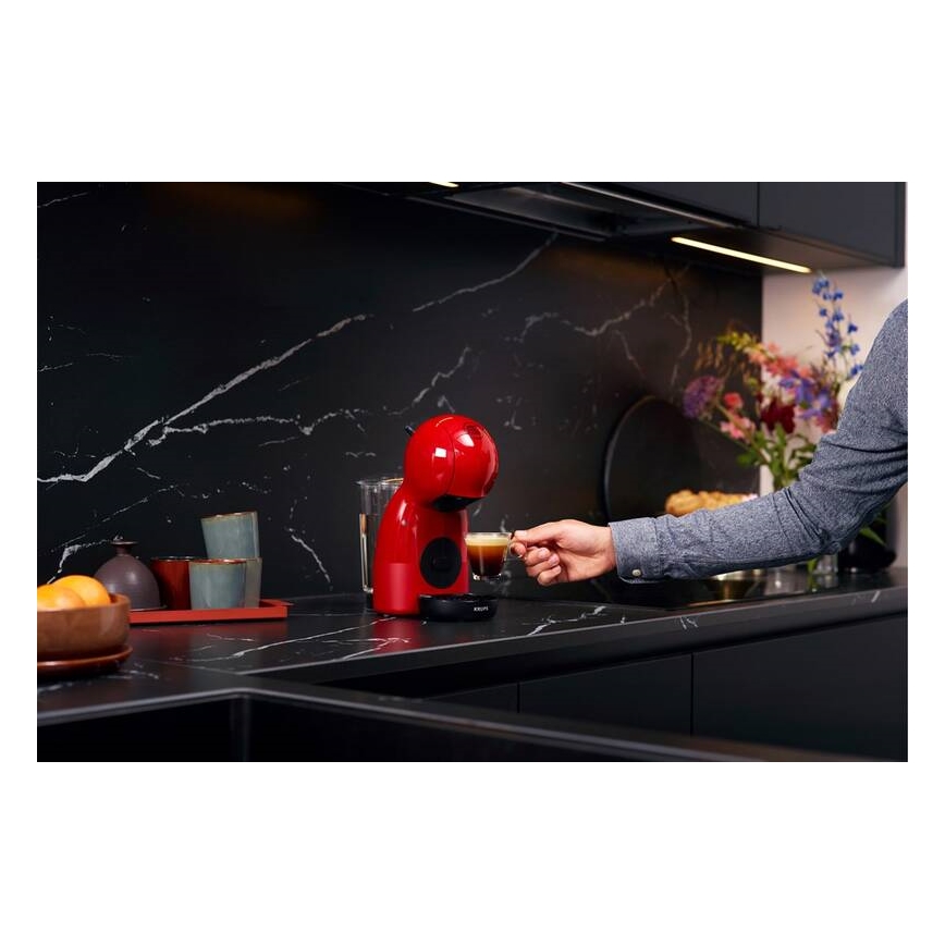 Krups - Aparat za kavu na kapsule NESCAFÉ DOLCE GUSTO PICCOLO XS 1600W crvena