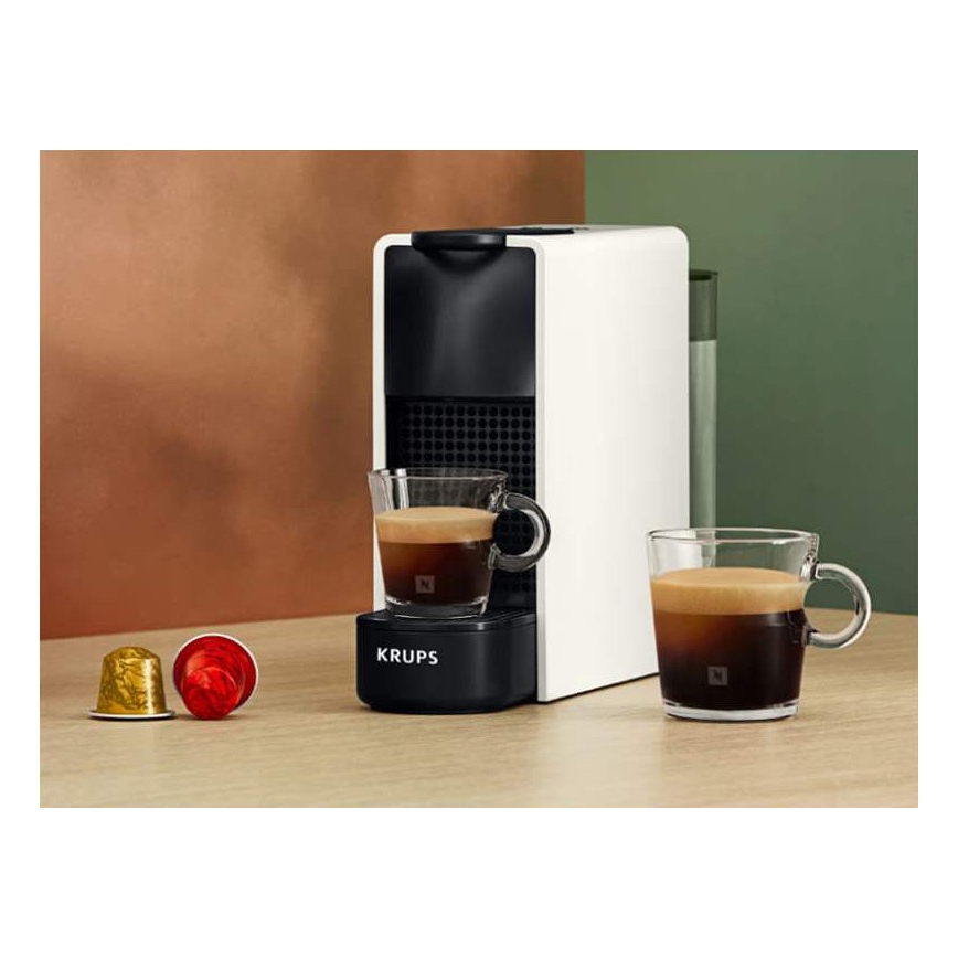 Krups - Aparat za kavu na kapsule NESPRESSO Essenza mini 1310W/230V bijela