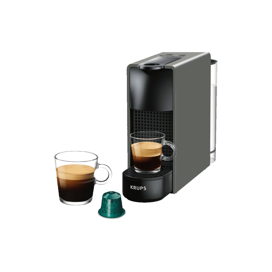 Krups - Aparat za kavu na kapsule NESPRESSO Essenza mini 1310W/230V siva