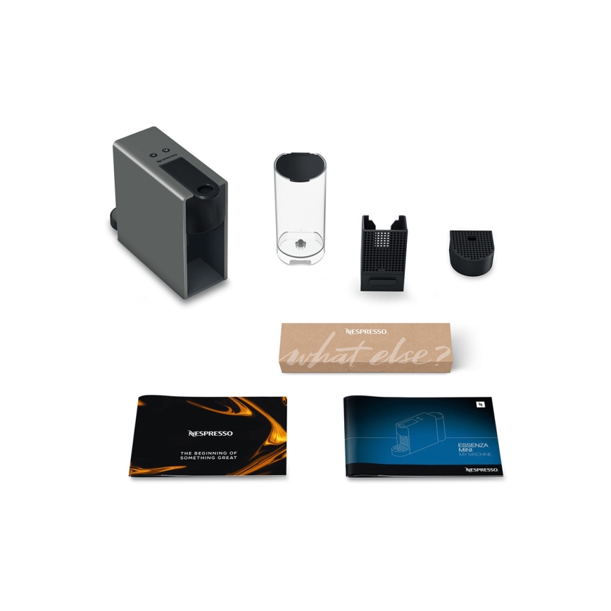 Krups - Aparat za kavu na kapsule NESPRESSO Essenza mini 1310W/230V siva