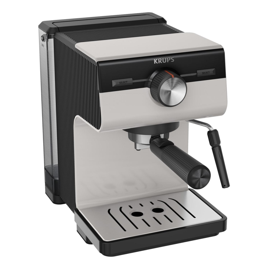 Krups - Aparat za kavu s polugom za dvije šalice AUTHENTIC 1450W/230V siva