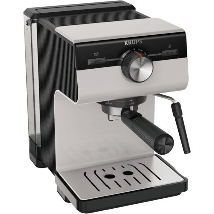Krups - Aparat za kavu s polugom za dvije šalice AUTHENTIC 1450W/230V siva