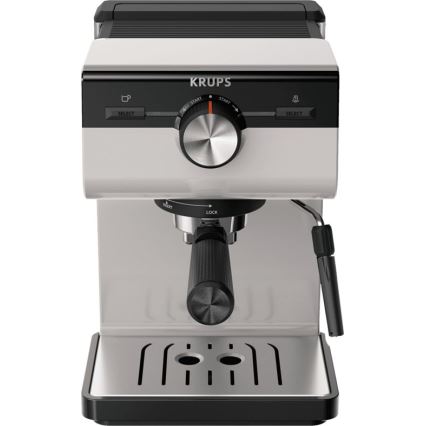 Krups - Aparat za kavu s polugom za dvije šalice AUTHENTIC 1450W/230V siva