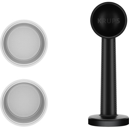 Krups - Aparat za kavu s polugom za dvije šalice AUTHENTIC 1450W/230V siva