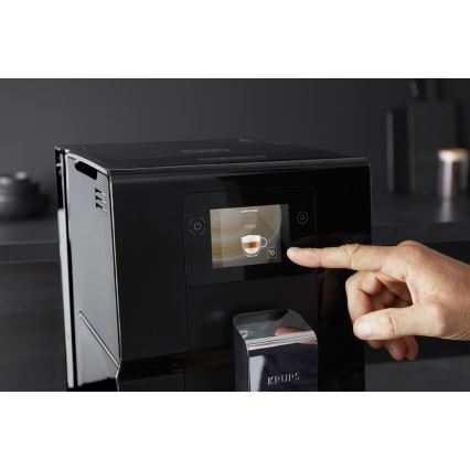 Krups - Automatski aparat za kavu s posudom za mlijeko INTUITION PREFERENCE 1450W/230V crna