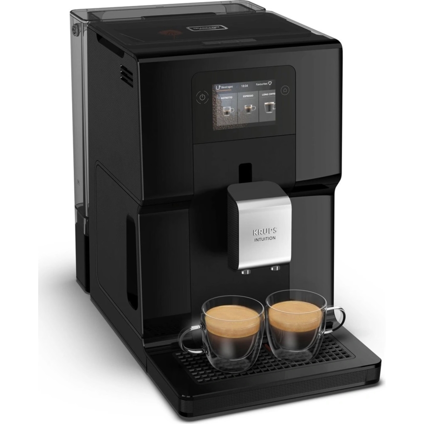 Krups - Automatski aparat za kavu s posudom za mlijeko INTUITION PREFERENCE 1450W/230V crna
