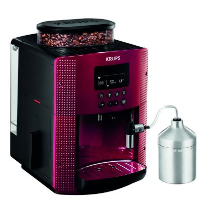 Krups - Automatski aparat za kavu s posudom za mlijeko ESSENTIAL 1450W/230V crvena